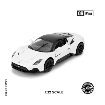 1:32 Maserati MC20 – Ghost White Super Sport Edition (White)