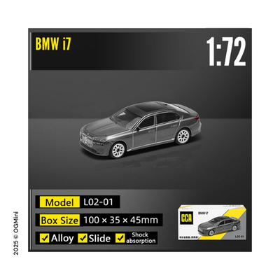 BMW i7 (L02-01) | 1:72 Sacle| CCA