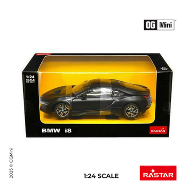 BMW i8 1:24 Rasthar Licensed Black