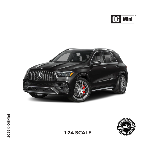 Mercedes Benz Black AMG - GLS 63 _ Black | 1:24 scale