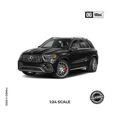 Mercedes Benz Black AMG - GLS 63 _ Black | 1:24 scale