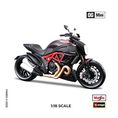 1:18 MODEL (14+) DUCATI DIAVEL CARBON