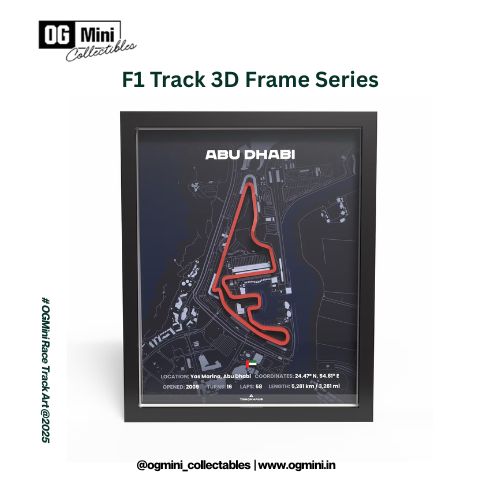 F1 3D Circuit Frame - ABUDHBI