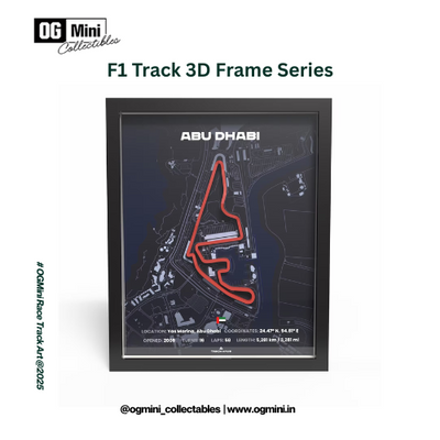 F1 3D Circuit Frame - ABUDHBI