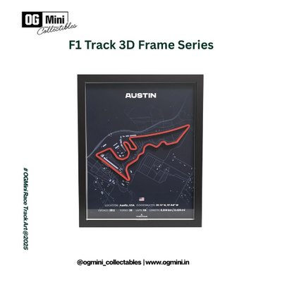 F1 3D Circuit Frame - AUSTIN