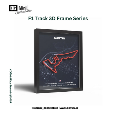 F1 3D Circuit Frame - AUSTIN