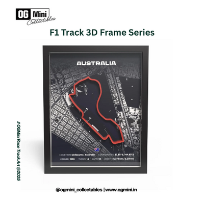 F1 3D Circuit Frame - AUSTRALIA