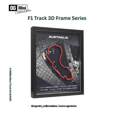 F1 3D Circuit Frame - AUSTRALIA