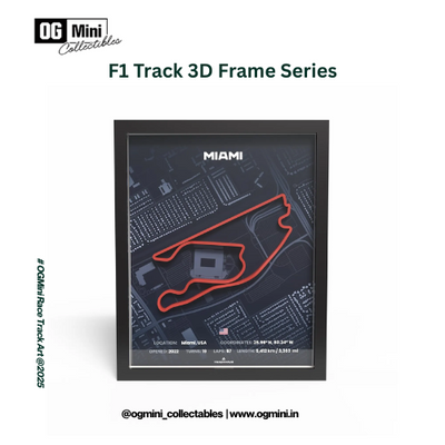 F1 3D Circuit Frame - MIAMI