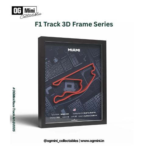 F1 3D Circuit Frame - MIAMI