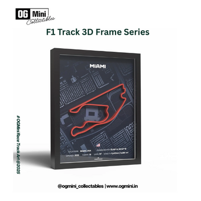 F1 3D Circuit Frame - MIAMI