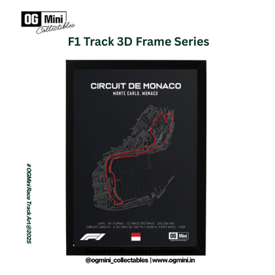 F1 3D Circuit Frame - MONACO