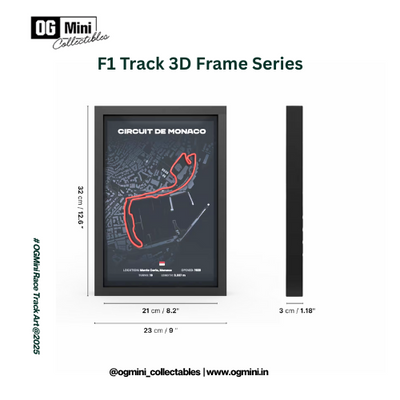 F1 3D Circuit Frame - MONACO