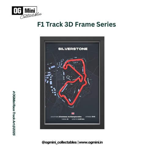 F1 3D Circuit Frame - SILVERSTONE