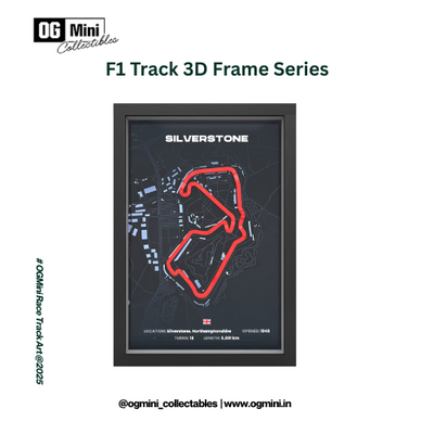 F1 3D Circuit Frame - SILVERSTONE