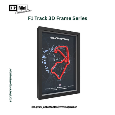 F1 3D Circuit Frame - SILVERSTONE