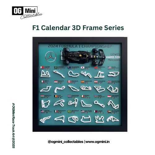 F1 Calendar 3D Frame Series