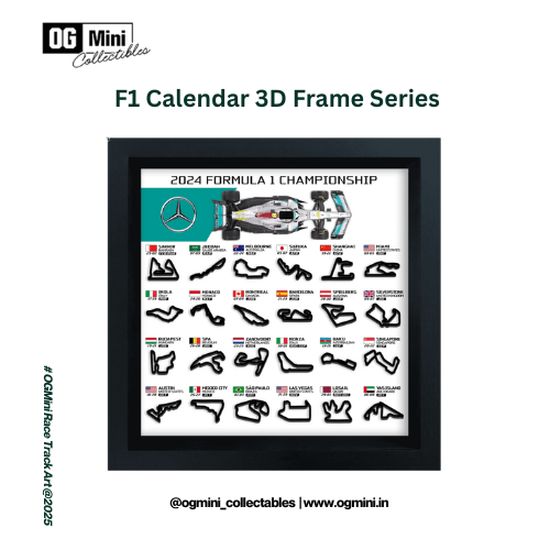 F1 Calendar 3D Frame Series
