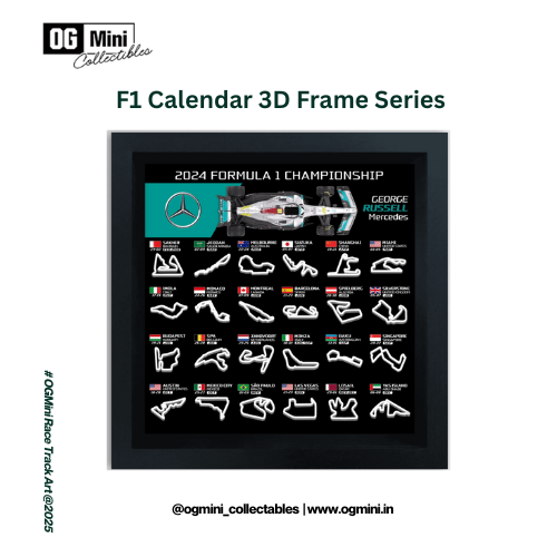 F1 Calendar 3D Frame Series