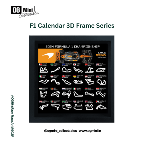 F1 Calendar 3D Frame Series