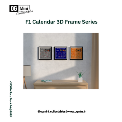 F1 Calendar 3D Frame Series