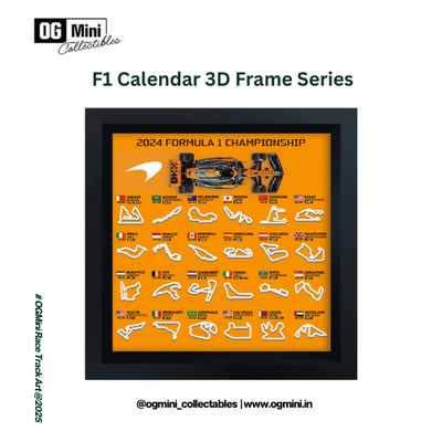 F1 Calendar 3D Frame Series