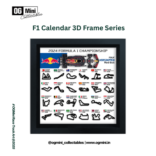 F1 Calendar 3D Frame Series