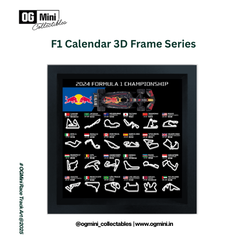 F1 Calendar 3D Frame Series