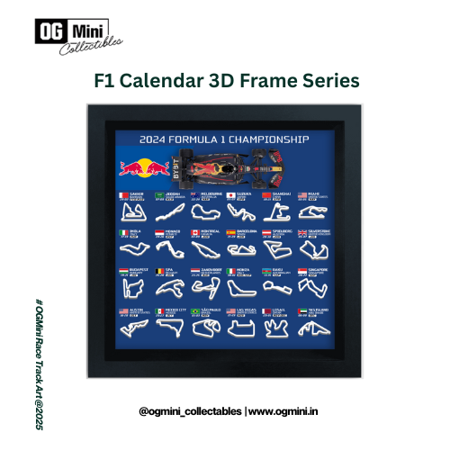 F1 Calendar 3D Frame Series