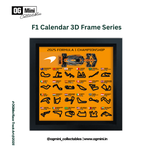 F1 Calendar 3D Frame Series