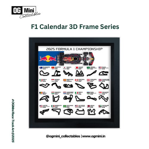 F1 Calendar 3D Frame Series