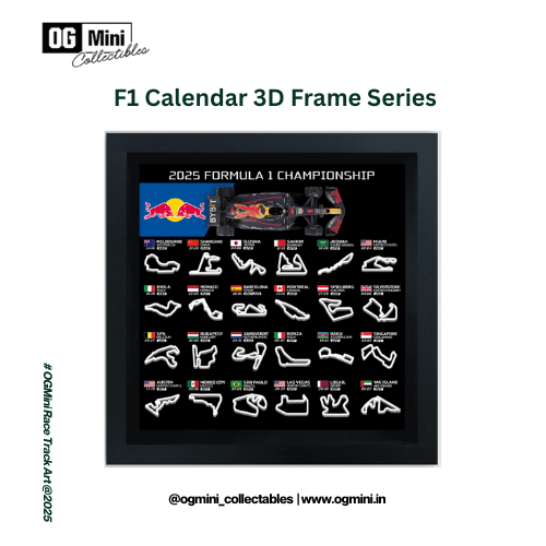 F1 Calendar 3D Frame Series