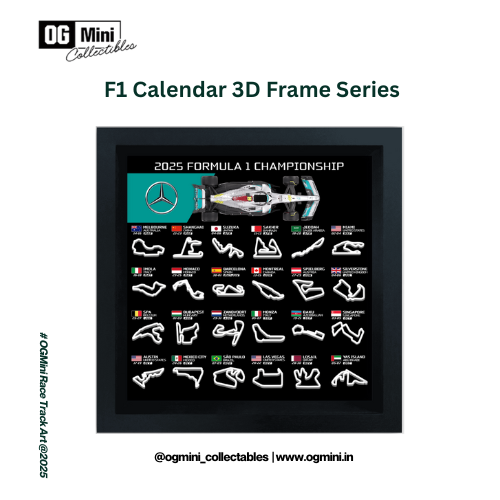 F1 Calendar 3D Frame Series