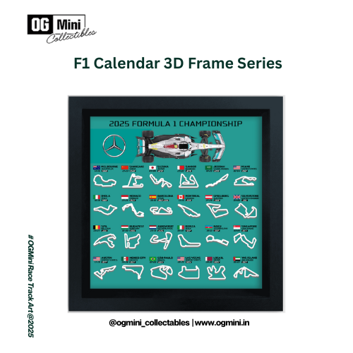 F1 Calendar 3D Frame Series