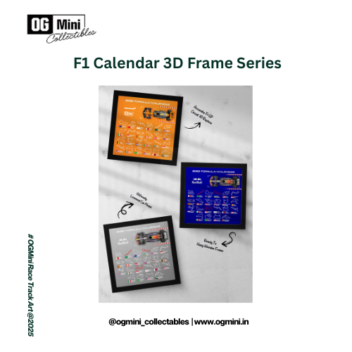 F1 Calendar 3D Frame Series