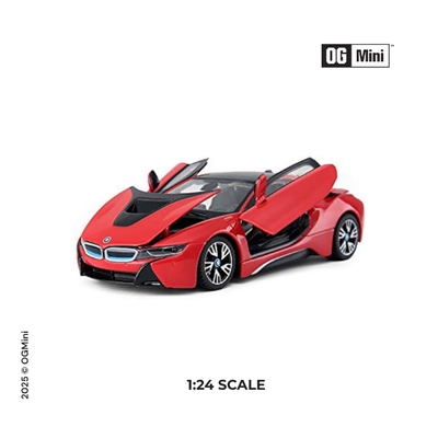 BMW I8 - Red | 1:24 |  Rastar