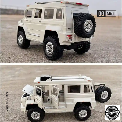 MERCEDES-BENZ UNIMOG U5000 - White | 1:24 | Non