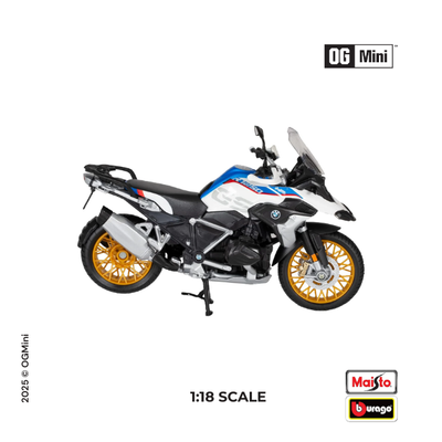 1:18 BMW R 1250 GS - White & Blue | Bburago
