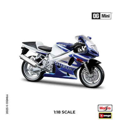 1:18 Suzuki GSX-R 750 - Blue | Bburago