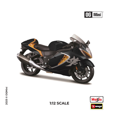 1:12 Suzuki Hayabusa 2022 - Black | Bburago