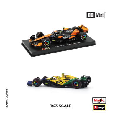 McLaren F1 Team MCL138 - Lando Norris 4 ( Orange)| 1:43 Scale | Burago