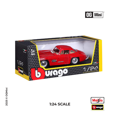 Mercedes Benz 300SL 1954 Red | 1:24 | Burago