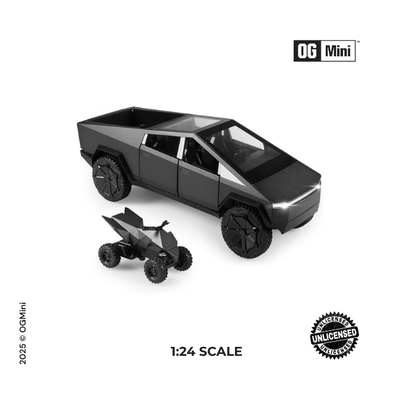 Tesla Cybertruck - Black | 1:24| Non