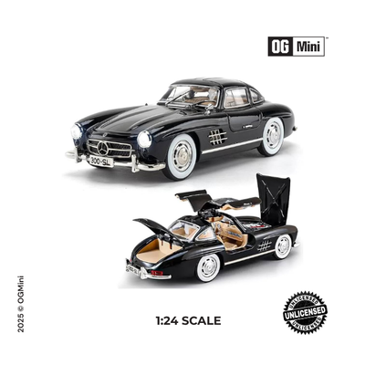 1:24 Mercedes Benz 300 – Midnight Black Elegance