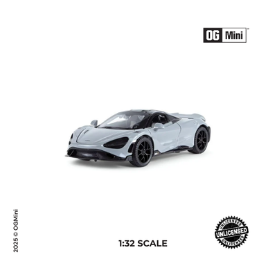 1:32 McLaren 765LT – Graphite Drift Edition