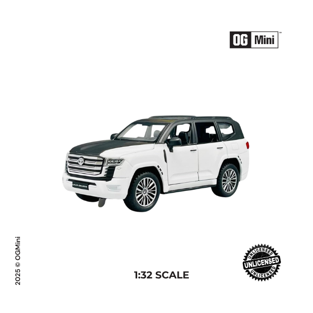 1:32 Land Cruiser LC300 – Frost White Trekker