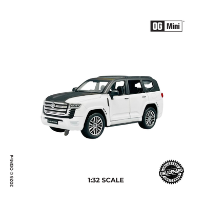 1:32 Land Cruiser LC300 – Frost White Trekker