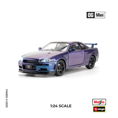 1:24 Nissan Skyline GT-R R34 – Street King, Multicolor Hype