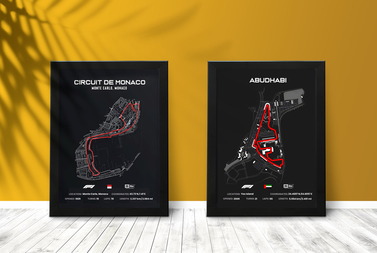 F1 3D Circuit Frame - MIAMI