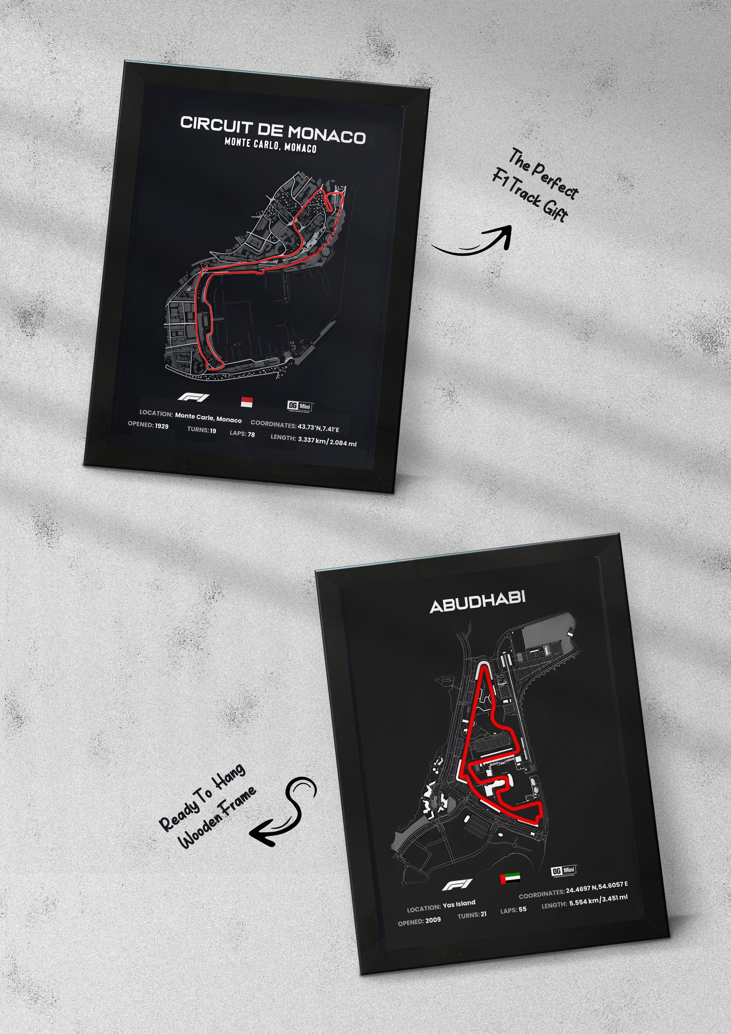 F1 3D Circuit Frame - MIAMI